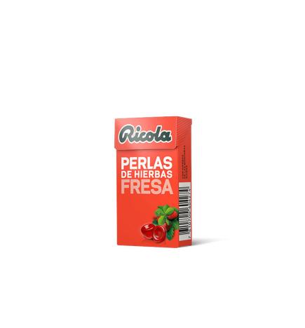 Perlas de hierbas fresa sin azucar 25 g Ricola