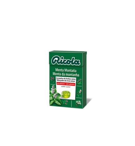 Caramelos de menta montaña sin azucar 50 g Ricola