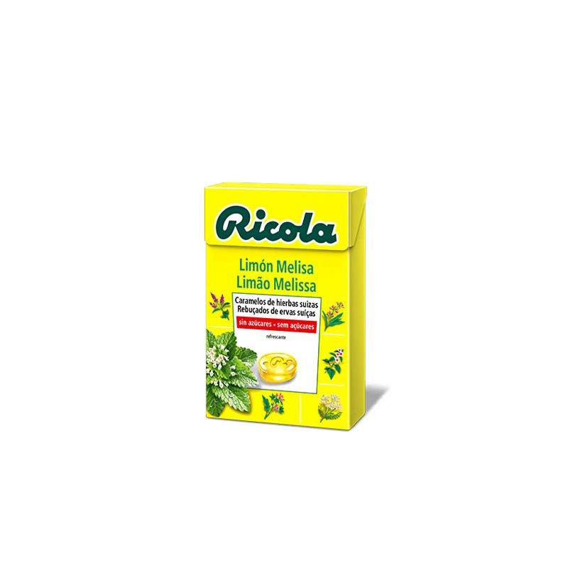 Caramelos de limon melisa sin azucar 50 g Ricola