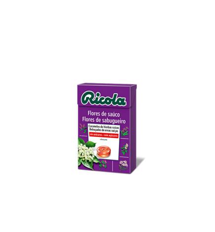 Caramelos de flor de sauco sin azucar 50 g Ricola