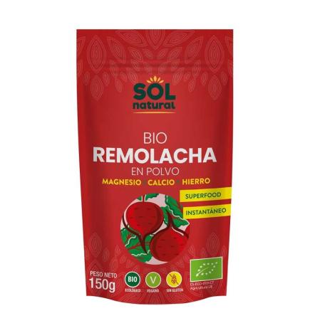 Remolacha roja en polvo bio 150g Sol Natural