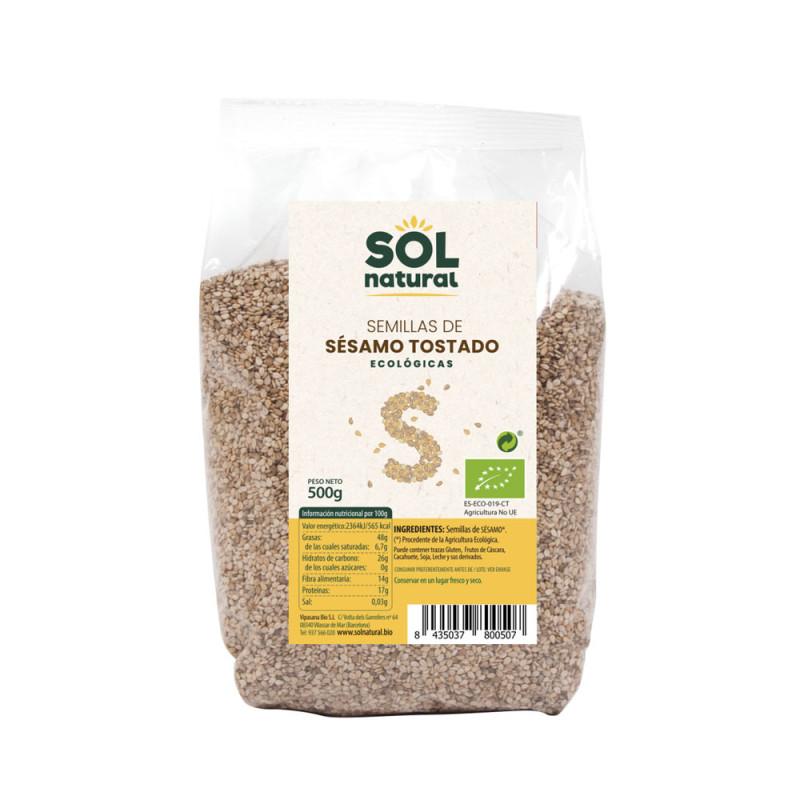 Semillas de Sesamo tostado Bio 500g Sol Natural