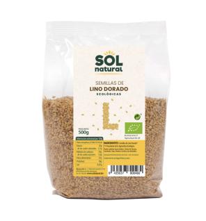 Semillas de Lino dorado bio 500g Sol Natural