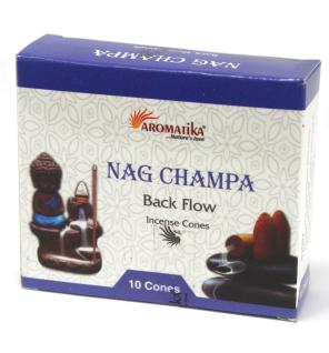 Conos de Incienso Reflujo Aromatika - Nag Champa