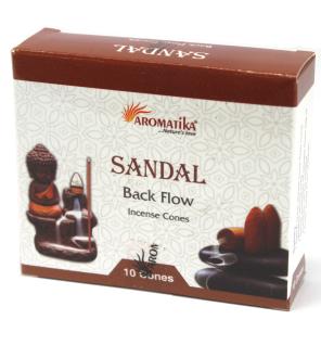 Conos de Incienso Reflujo Aromatika - Sándalo