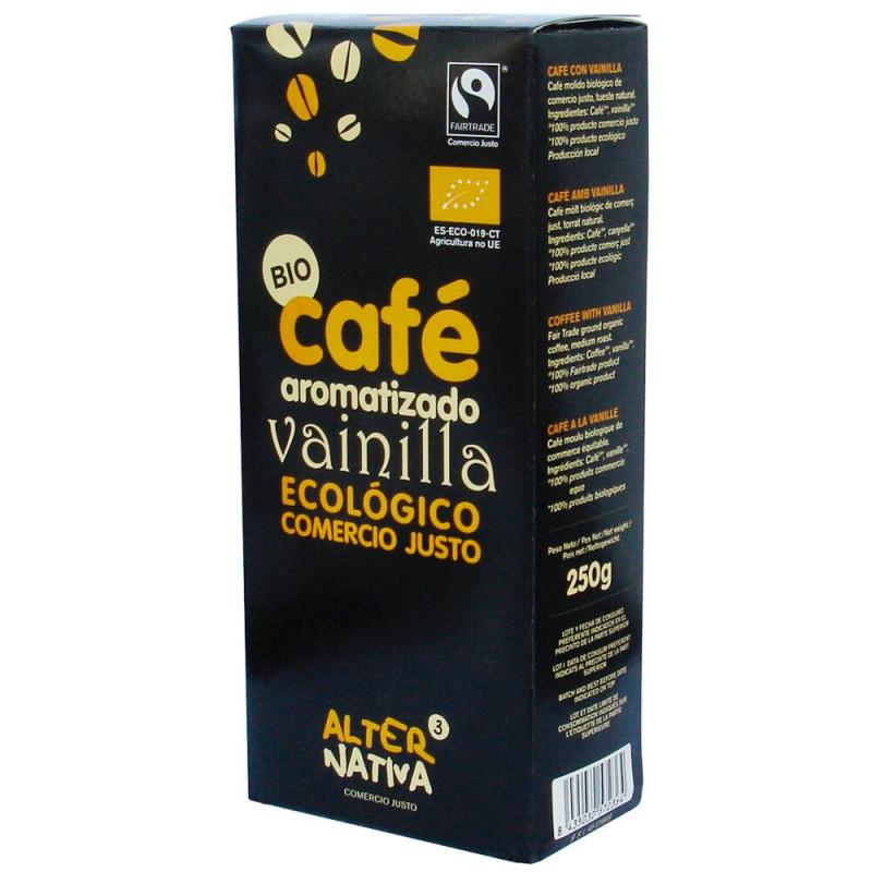 Cafe aromatizado a la vainilla molido bio 125g Alternativa 3