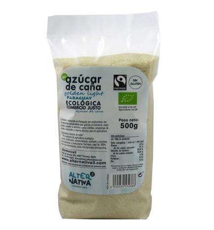 Azucar de caña golden light bio paraguay 500g Alternativa3