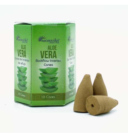 Pack de 10 Incienso Masala Backflow - Aloe Vera