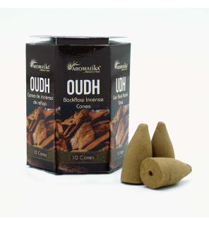 Paquete de 10 Incienso Masala Backflow - Oudh