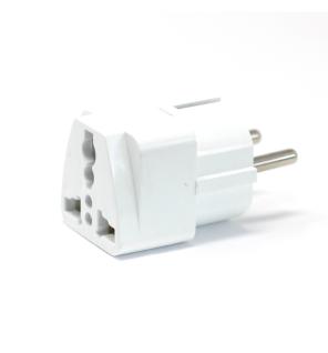 Adaptador de enchufe de Reino Unido a UE