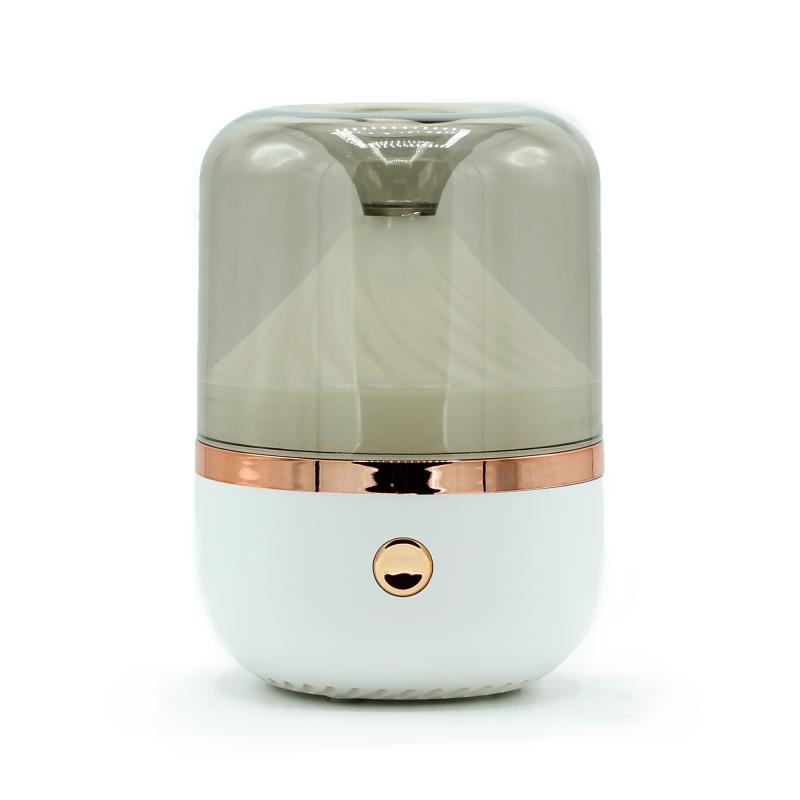 Difusor Aroma Blanco y Bronce - USB - Cambio de color