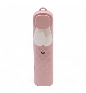 Ventilador y Pulverizador Facial Rosa - USB