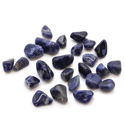 Pequeñas piedras africanas - Sodalita - Azul puro