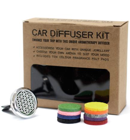 Kit difusor para coche -La flor de la vida - 30mm