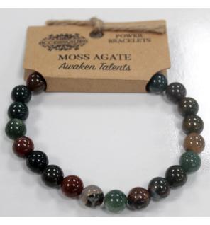 Brazalete de Energía - Ágata de musgo