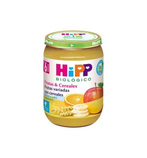 Potito de frutas variadas con cereales +6M 190g Hipp