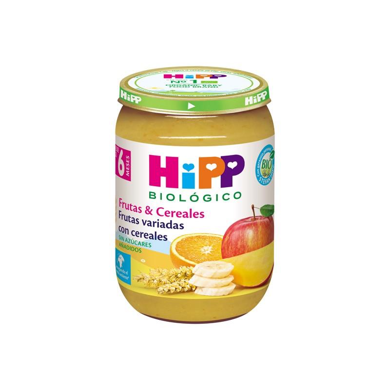 Potito de frutas variadas con cereales +6M 190g Hipp