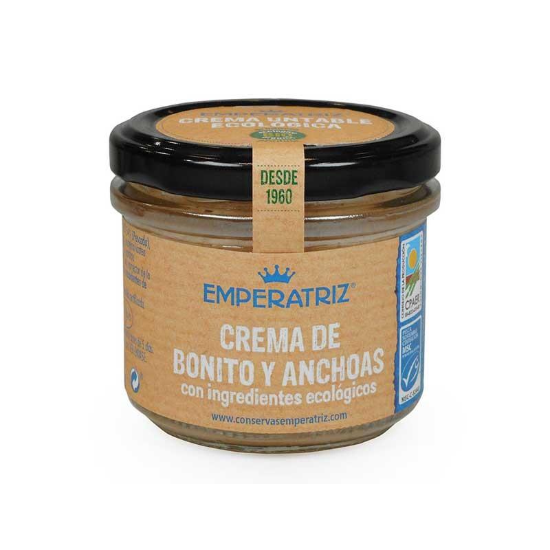 Pate-Crema de bonito y anchoa bio 110g Emperatriz