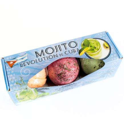 Set de 3 bombas de baño mojito