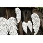 Doble alas de ángel y corazón hecho a mano - 15cm