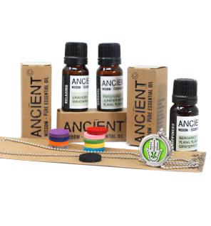 30mm Mano de Fatima Difusores de Aromaterapia + Aceites Esenciales