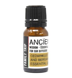 10ml Aceite Esencial para difusor de coche- Viaje familiar