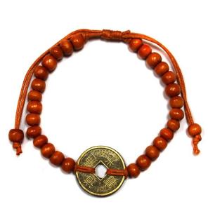 Good Luck Feng-Shui Bracelets - anaranjado