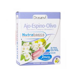 Ajo espino olivo 60 perlas nutrabasicos Drasanvi