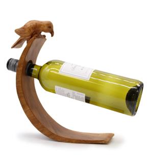 Soporte de Botellas de Vino - pajaro