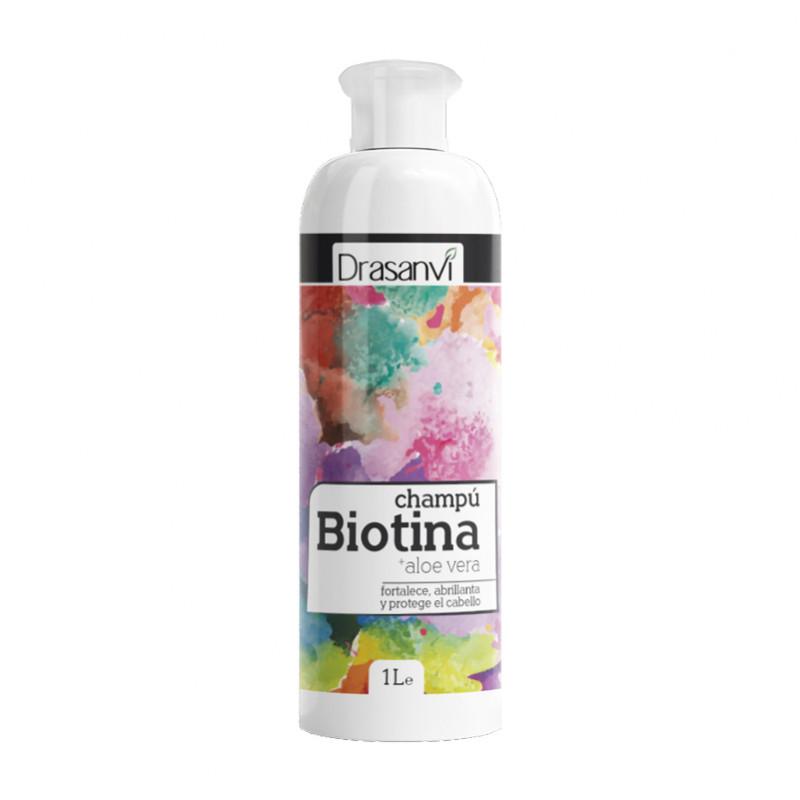 Champu biotina y aloe vera 1L Drasanvi