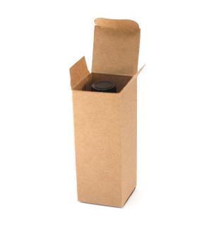 Caja para Botella Ámbar 50ml - Marrón