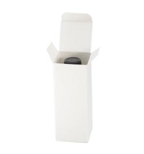 Caja para Botella Ámbar 50ml - Blanco