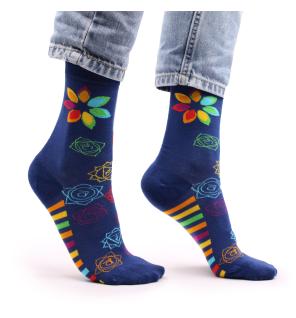 Calcetines Hop Hare Bamboo (S/M) - Rainbow Chakra