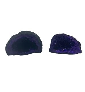 Geodas de calcita coloreada - Piedra Negra - Morado