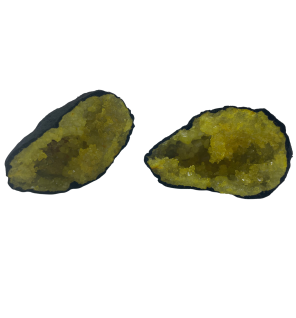 Geodas de calcita coloreada - Piedra Negra - Amarillo