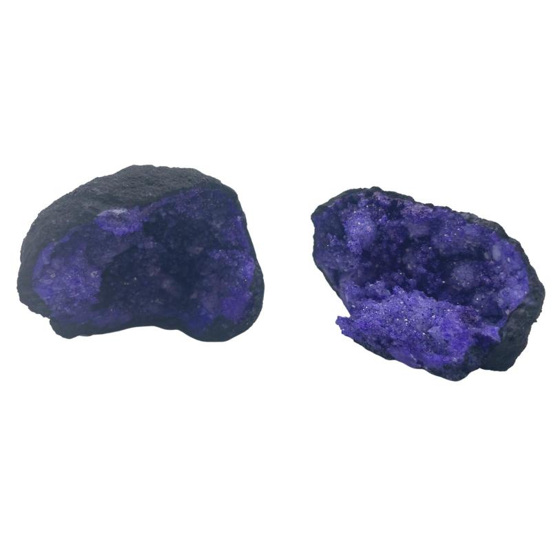 Geodas de calcita coloreada - Piedra Negra - Turquesa