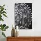 Mandala Medio Buda Gris 60x80cm