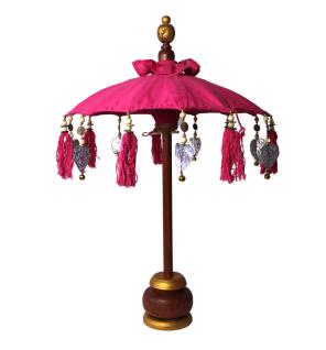 Sombrilla Bali Home Decor - Algodón - Rosa - 40cm