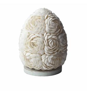 Lámpara Boho Sea Shell - Rosa Ovalada - 15cm