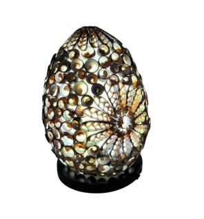 Lámpara Boho Sea Shell - Chocolate Twist Ovalada - 15cm