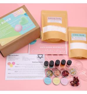 Kit de bombas de baño: limonada rosa y explosión de cítricos