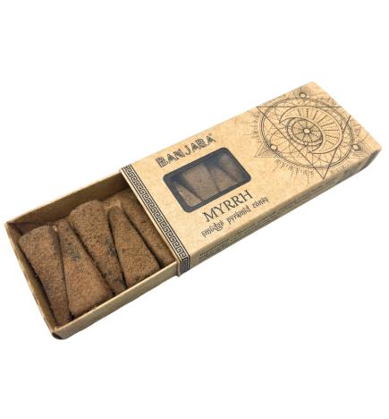 Conos piramidales Banjara Smudge - Mirra