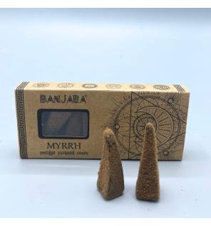 Conos piramidales Banjara Smudge - Mirra