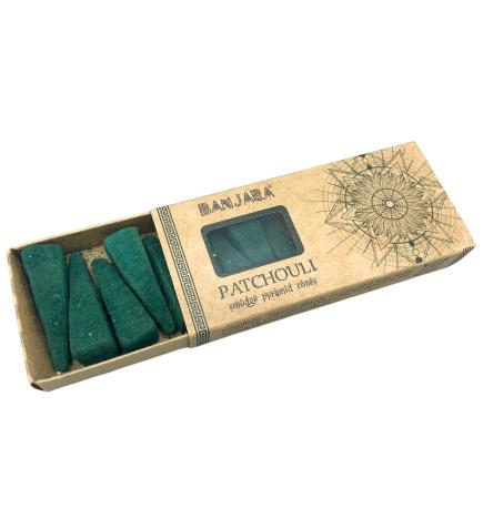 Conos piramidales Banjara Smudge - Patchouli