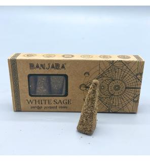 Conos piramidales Banjara Smudge - Trigo blanco