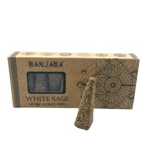 Conos piramidales Banjara Smudge - Trigo blanco