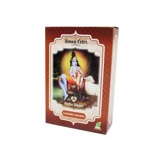 Henna castaño oscuro polvo 100 g Radhe Shyam