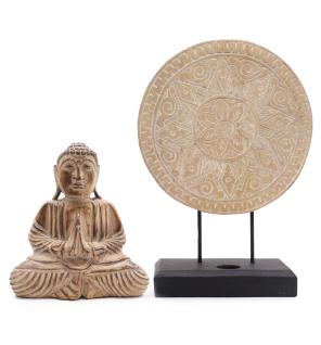 Buda Feng Shui - Mandala Clásico - Natural