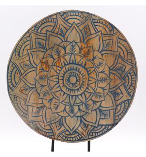 Buddha Feng Shui Set - Mandala Floral - Azul