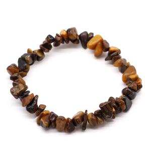 Pulsera Fragmentos de Piedras Preciosas - Ojo de Tigre